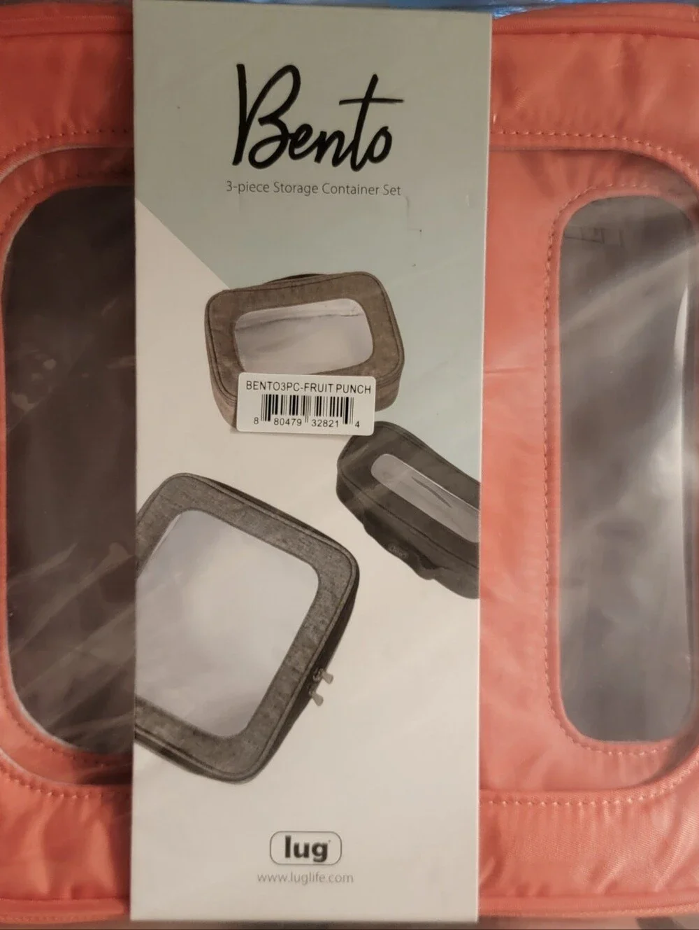 Lug 3pc Bento Storage Container Set In Fruit Punch